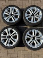 Set 17” originele Mercedes C klasse velgen met banden, 17 inch, Ophalen of Verzenden, Band(en), Zomerbanden