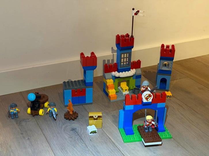 Duplo Kasteel met Kanon - Nette Staat!, Kinderen en Baby's, Speelgoed | Duplo en Lego, Zo goed als nieuw, Duplo, Complete set