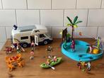 PLAYMOBIL UITGEBREIDE GROTE FAMILIE CAMPER ☕️ 🍰 SUPERSET !!, Ophalen of Verzenden, Gebruikt