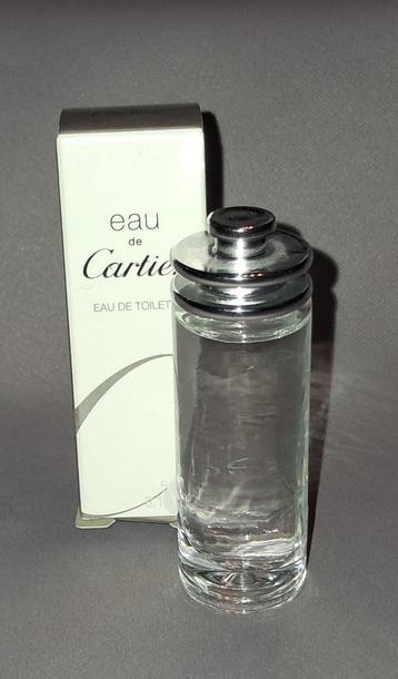 Volle parfum mini - Cartier eau de +  doosje  beschikbaar voor biedingen