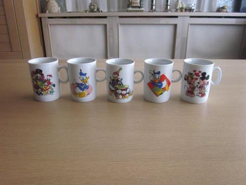Ter Steege disney Donald Duck 5 mokjes D6cm H8,5cm, Huis en Inrichting, Keuken | Servies, Zo goed als nieuw, Overige typen, Effen