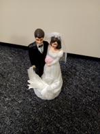 Taart bruidspaar, Ophalen of Verzenden, Zo goed als nieuw, Versiering