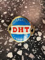 Spatbordplaatje DHT 's-Gravenhage rijwiel spatbord plaatje., Ophalen of Verzenden, Gebruikt, Gebruiksvoorwerp