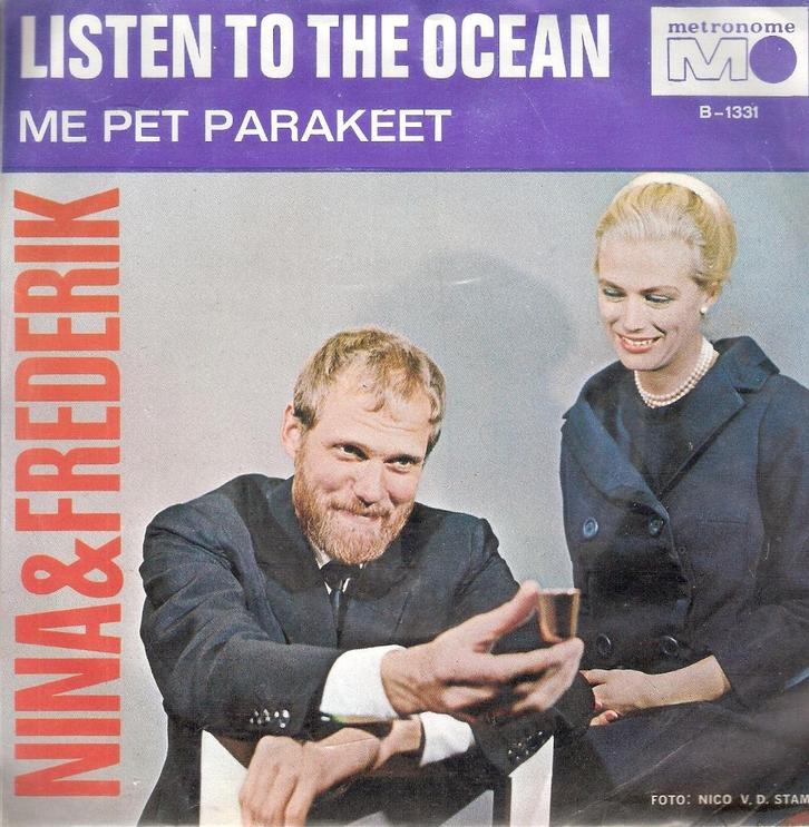 Nina & Frederik-Listen To The Ocean-Me Pet Parakeet-single, Cd's en Dvd's, Vinyl Singles, Gebruikt, Pop, Ophalen