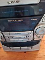 Sharp CD-BA1200 Minisysteem met Cassettedeck, Audio, Tv en Foto, Stereo-sets, Ophalen, Gebruikt, Tuner of Radio, Microset