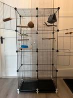 Tamme vogels+ verstelbare kooi en toebehoren te koop, Ophalen, Zo goed als nieuw, Vogelkooi