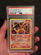 Pokémon PSA 7 Charizard #3 Secret wonders, Hobby en Vrije tijd, Ophalen of Verzenden, Zo goed als nieuw, Losse kaart, Foil