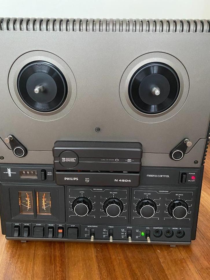 Philips N4504 bandrecorder, Audio, Tv en Foto, Bandrecorders, Bandrecorder, Met banden, Ophalen of Verzenden