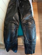 Izgs Zwart, leren motorbroek van MQP mt 52/54, Broek | leer, Ophalen of Verzenden, Tweedehands, Dames