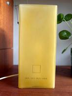 Dutch Design - Icecubic Lamp - Jan des Bouvrie okergeel, Ophalen of Verzenden, Zo goed als nieuw, Glas, Minder dan 50 cm