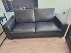 Lederen Bank 2,5 zits donkerbruin, Ophalen, Gebruikt, 150 tot 200 cm, Tweepersoons