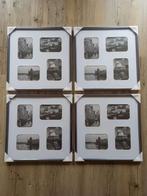 NIEUW: 4 fotolijsten van 40 x 40 cm (zilverkleurige rand), Minder dan 50 cm, Nieuw, Minder dan 50 cm, Ophalen