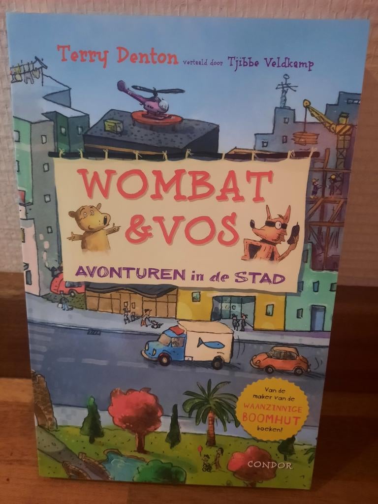 Wombat & vos 'avonturen in de stad', Ophalen of Verzenden, Nieuw, Terry Denton; Andy Griffiths