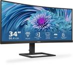 Philips 346E2CUAE 34" QHD Curved Ultrawide Monitor, Computers en Software, Monitoren, Gaming, Philips, VA, Nieuw