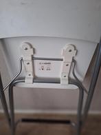 Witte klap barstoel, Huis en Inrichting, Stoelen, Ophalen, Gebruikt, Twee, Wit