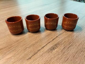 Borrelglaasjes keramiek  beschikbaar voor biedingen