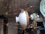 antieke lamp, Ophalen, Zo goed als nieuw, Glas