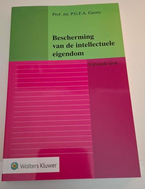 Bescherming van de intellectuele eigendom, Boeken, Studieboeken en Cursussen, Zo goed als nieuw, HBO, Ophalen of Verzenden