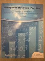 Managerial Statistics (Part One) - Gerald Keller, Ophalen of Verzenden, Beta, Gelezen, HBO
