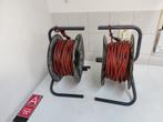 draad/kabel rood-zwart 2,5mm   op haspel  50meter, Ophalen of Verzenden, Gebruikt, Kabel of Snoer