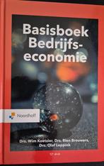ISBN: 9789001738228 Basisboek Bedrijfseconomie 12e Druk, Ophalen of Verzenden, Zo goed als nieuw, Economie en Marketing, Noordhoff Uitgevers