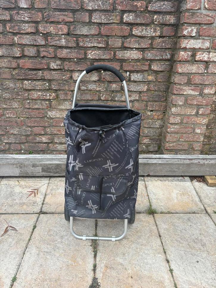 Boodschappentrolley - Topstaat, Huis en Inrichting, Emmers, Zo goed als nieuw, Overige materialen, Met handgreep, Ophalen