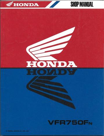 Honda VFR750 Fn addendum shop manual (7473z) beschikbaar voor biedingen