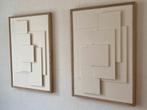 3D wanddecoratie. 90x60 cm. €175,00 per set, Huis en Inrichting, Nieuw, Ophalen of Verzenden, Hout, 75 cm of meer