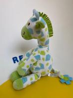 4820 happy horse giraffes giraffe goffy groen blauw, Kinderen en Baby's, Speelgoed | Knuffels en Pluche, Ophalen of Verzenden
