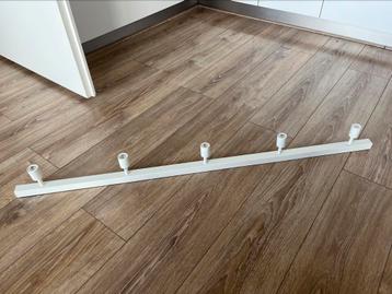 BÄVE Led-plafondrail, 5 spots, wit beschikbaar voor biedingen