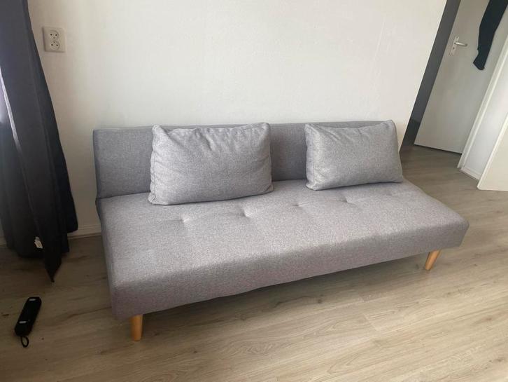 Slaapbank tweepersoons, Huis en Inrichting, Banken | Sofa's en Chaises Longues, Zo goed als nieuw, Tweepersoons, Stof, Ophalen