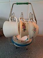 Retero keukenrekje voor kopjes en schotels, Ophalen, Overige stijlen, Kop(pen) en/of Schotel(s)