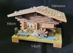 Vintage Chalet Muziekdoosje Edelweiss, Antiek en Kunst, Ophalen of Verzenden