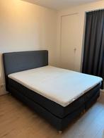Dunvik boxspring 160x200 (incl topper), Ophalen, Gebruikt, Tweepersoons, 200 cm