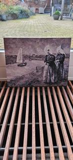 Schilderij Afbeelding Huizen, Huis en Inrichting, Ophalen of Verzenden, Minder dan 50 cm, Minder dan 50 cm