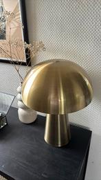 Gouden paddenstoel lamp, Ophalen, Zo goed als nieuw, Minder dan 50 cm
