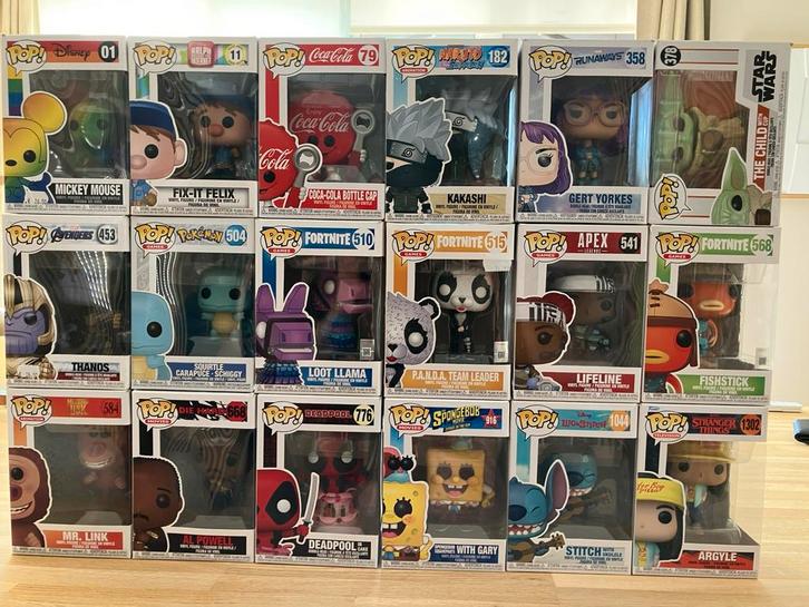 Funko Pop Diverse, Hobby en Vrije tijd, Verzamelkaartspellen | Overige, Zo goed als nieuw, Overige typen, Ophalen