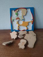 Vintage houten Simplex Toys puzzel Kinderspeelgoed, Overige typen, Ophalen of Verzenden, Zo goed als nieuw