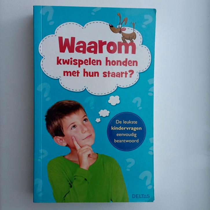 Waarom kwispelen honden met hun staart? (nieuwstaat) Ze, Boeken, Kinderboeken | Jeugd | 10 tot 12 jaar, Zo goed als nieuw, Ophalen of Verzenden