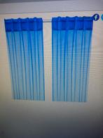 2 stuks IKEA SARITA BLAUWE GORDIJNEN  NIEUW, Huis en Inrichting, 100 tot 150 cm, Ophalen of Verzenden, Zo goed als nieuw, 200 cm of meer