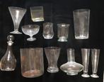 Partij glazen vazen, Huis en Inrichting, Woonaccessoires | Vazen, Minder dan 50 cm, Glas, Zo goed als nieuw, Ophalen