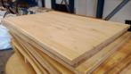 outlet tafelblad massief eiken.boomkant,rechtekant,schuine, 50 tot 100 cm, Nieuw, 150 tot 200 cm, Rechthoekig
