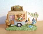 5 TEDDYBEREN AUTOVAKANTIE CARAVAN KAMPVUUR MARSHMALLOWS, Ophalen of Verzenden, Nieuw, Beeldje, Cherished Teddies