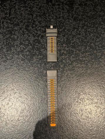 Garmin QuickFit 22mm | Graphite/Spark Orange Silicone beschikbaar voor biedingen