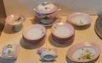 Antiek Zachtroze Kindereetservies, Ophalen of Verzenden