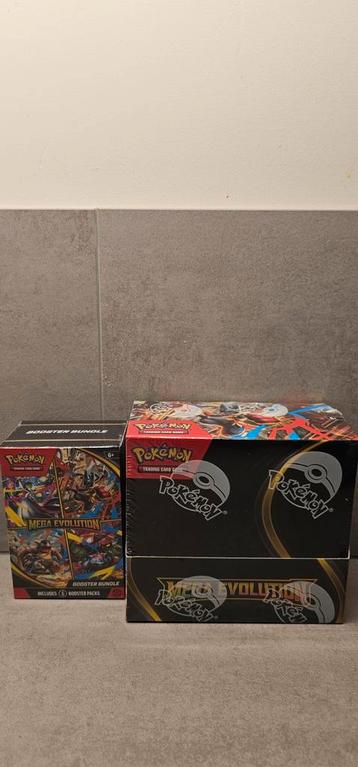 Mega Evolution Boosterbox & Bundle beschikbaar voor biedingen