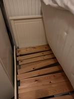 Tweepersoonsbed - Wit Hout, Huis en Inrichting, Gebruikt, Wit, Tweepersoons, 200 cm