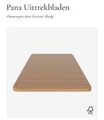 Pana tafel bolia uittrekbladen x2, Huis en Inrichting, Tafels | Eettafels, Ophalen, Eikenhout, Nieuw, 50 tot 100 cm