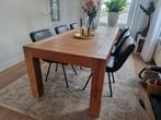 VNU tafel Linteloo met Hip stoelen, Huis en Inrichting, Tafels | Eettafels, Ophalen, Zo goed als nieuw, Vijf personen of meer