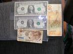 4 Diverse Bankbiljetten America, Ned. Antillen en Italie., Ophalen of Verzenden, Zuid-Amerika